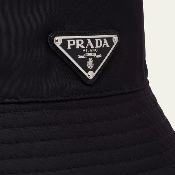 PRADA Re-Nylon Bucket Hat Black Size Made of Prada's iconic nylon fabric. - Picture 3 of 16